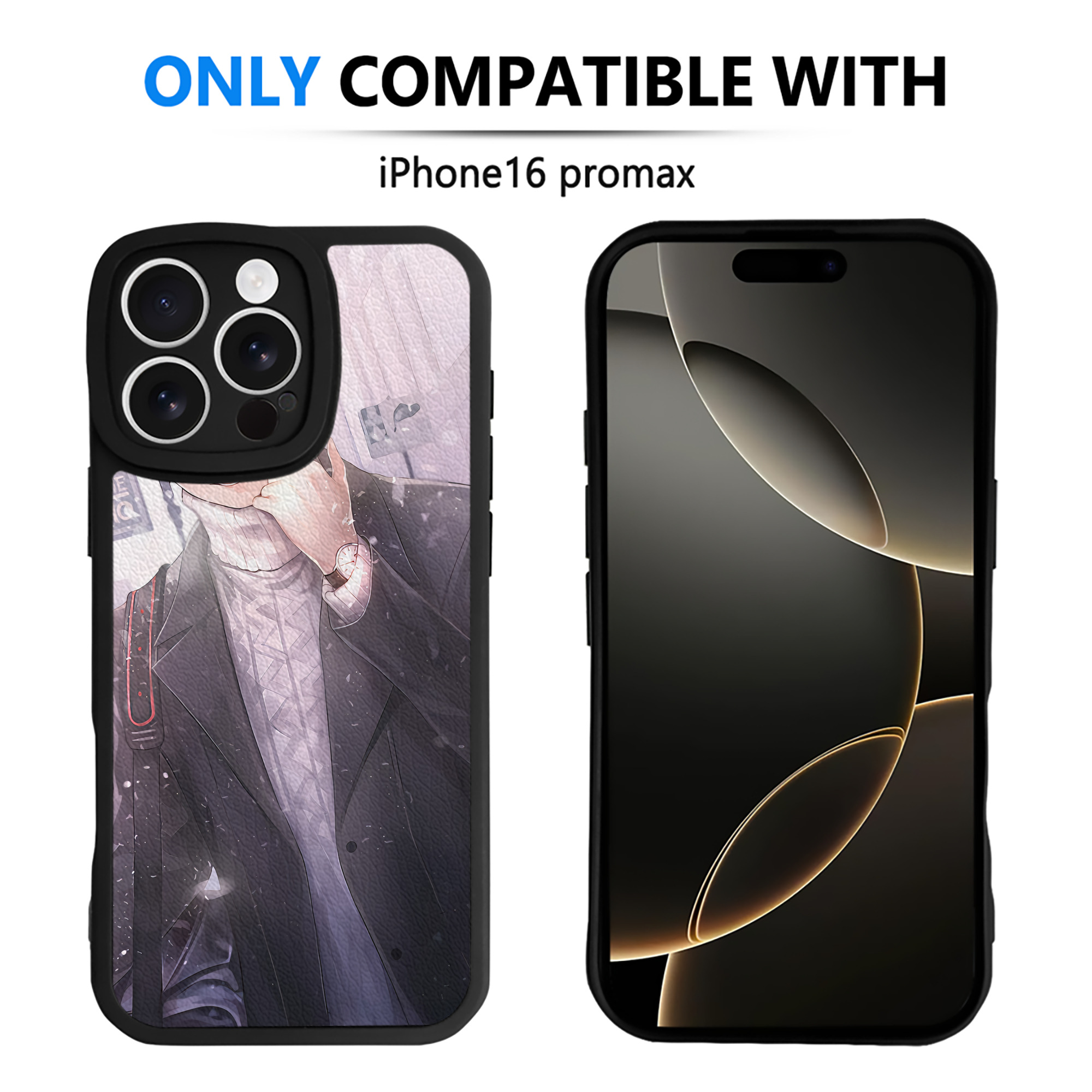（画像用） ハイキュー!! Haikyu!! 【iPhone 16シリーズ対応】シリコンスマホケース（レザー調） 材質：シリコン